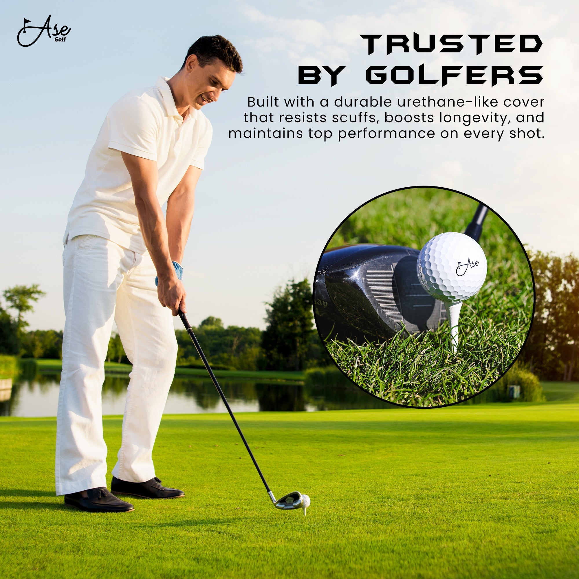 Ase Pure+ Golf Ball