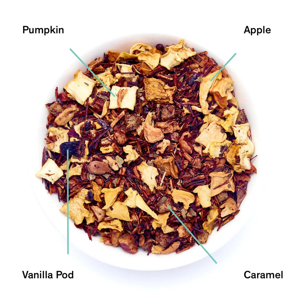 Psychocandy - Roasted Pumpkin Caramel Rooibos Tea (Caffeine Free) (15 Tea Bags)