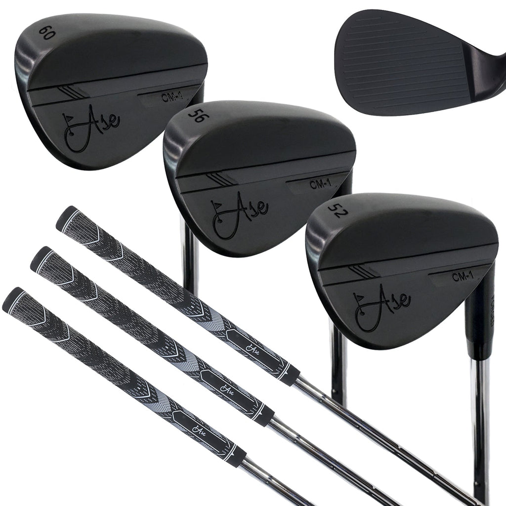 Ase BLACKOUT 3-Piece Wedge Set (52,56,60) *Backorder*