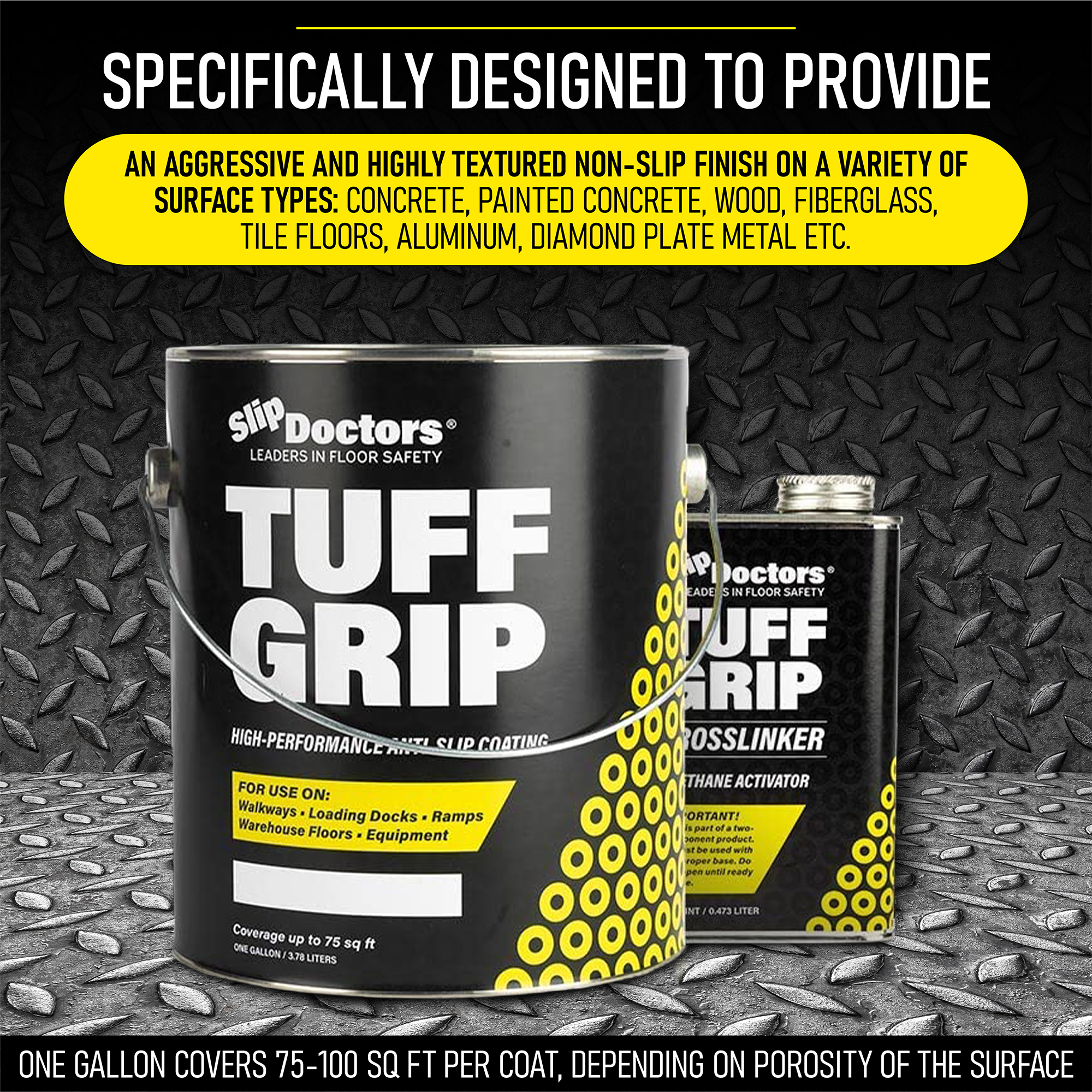 Tuff Grip or Tuff Grip Extreme - Aggressive Traction Non-Skid Floor Paint