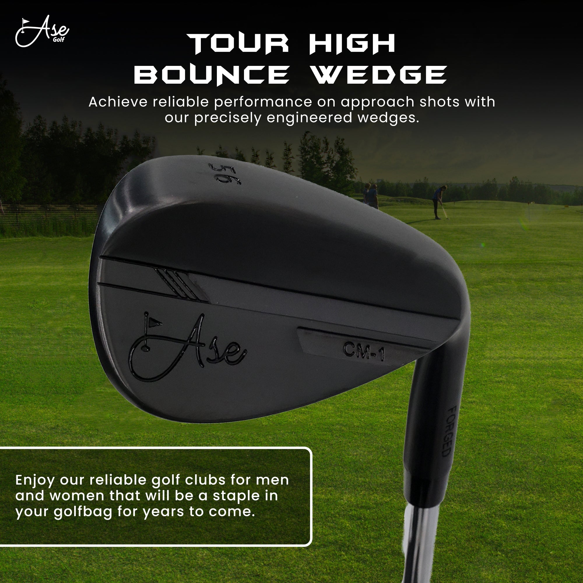 Ase BLACKOUT 3-Piece Wedge Set (52,56,60) *Backorder*