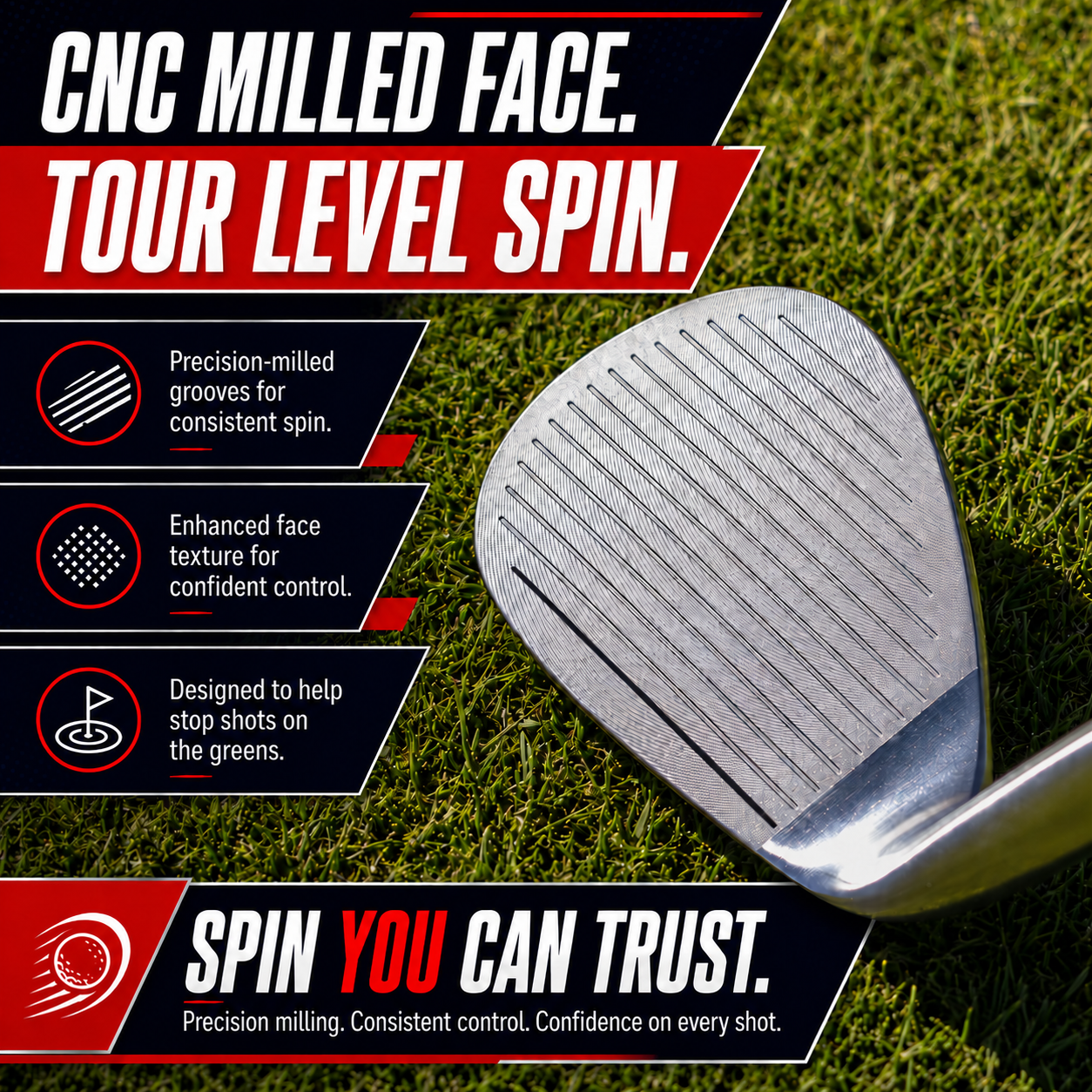 Ase Golf CM-1 Single Wedge (50,52,54,56,58,60)