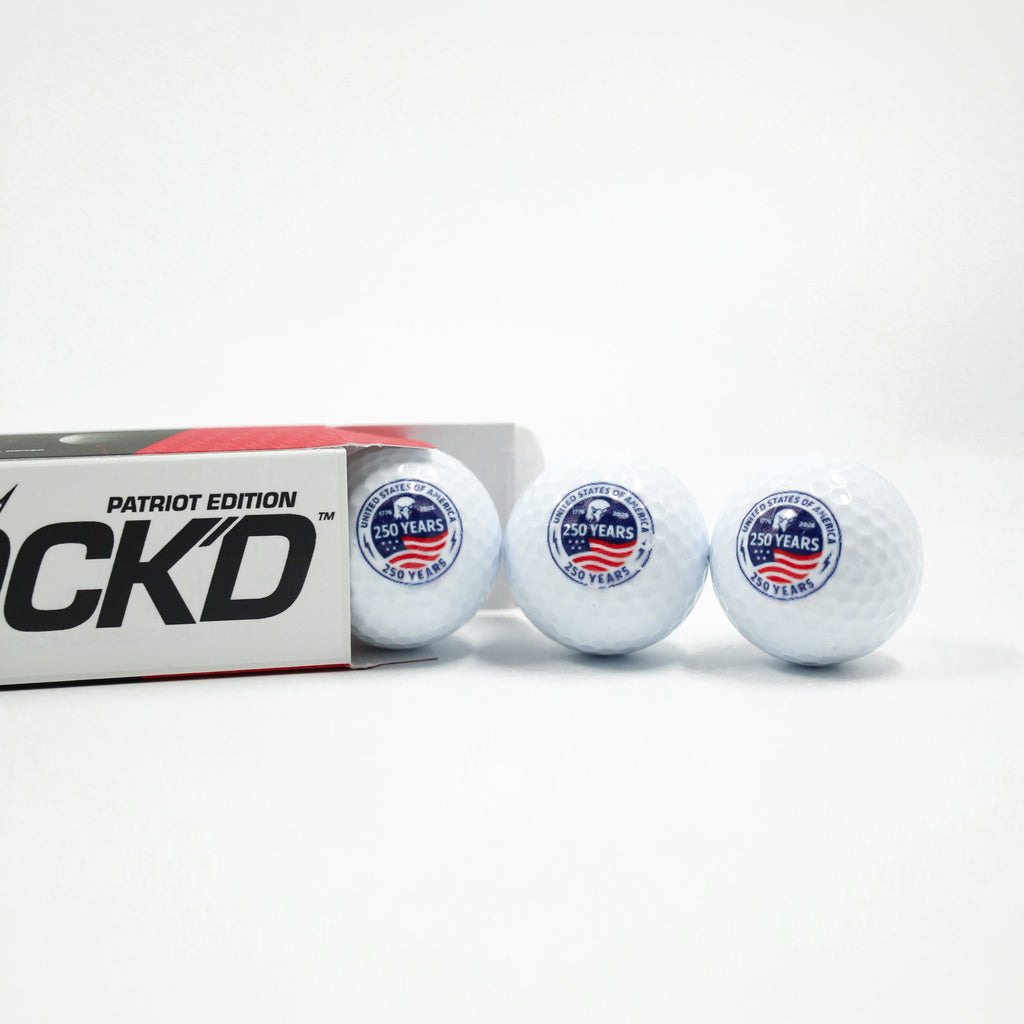 SHOCK'D Golf Balls - Patriot Edition