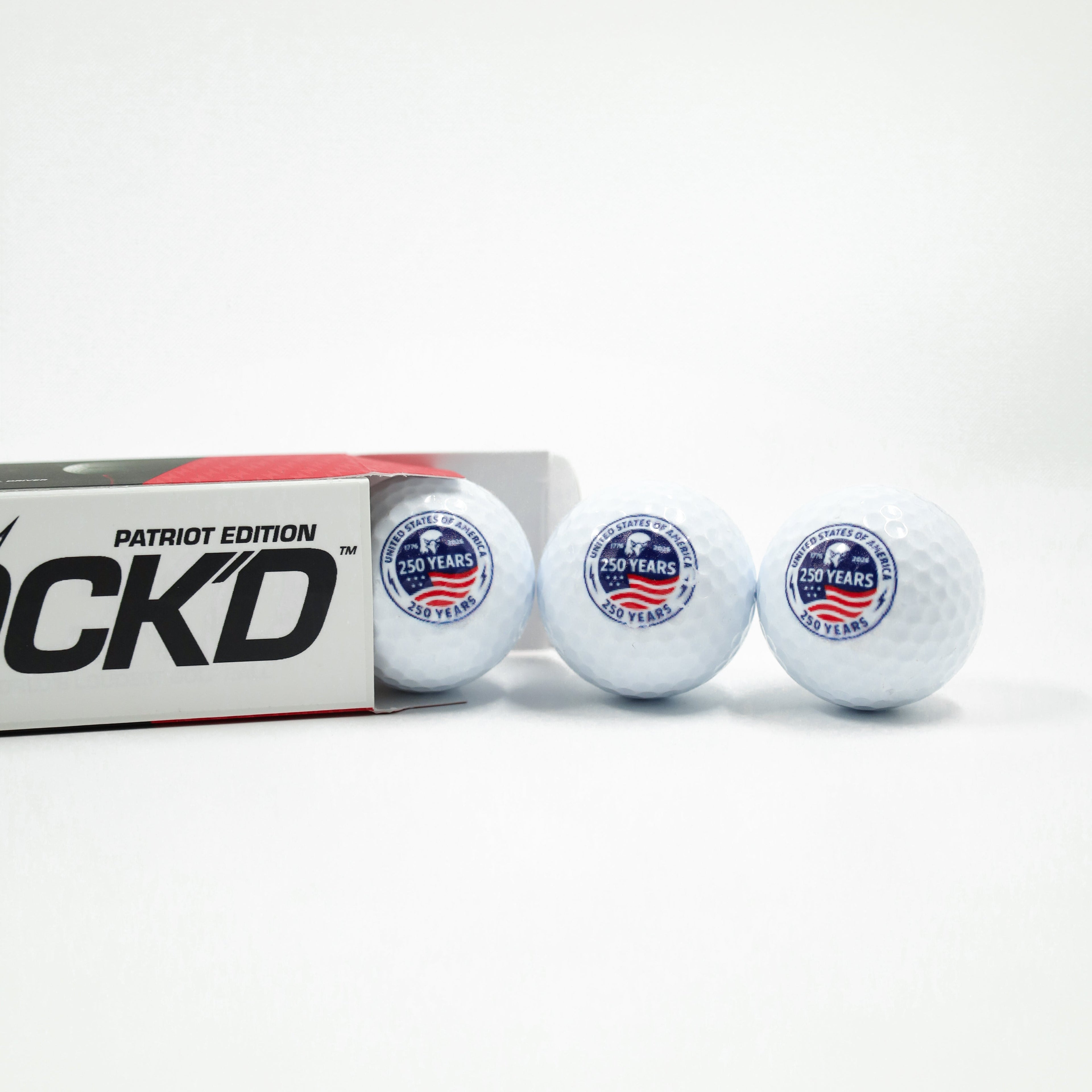 SHOCK'D Golf Balls - Patriot Edition