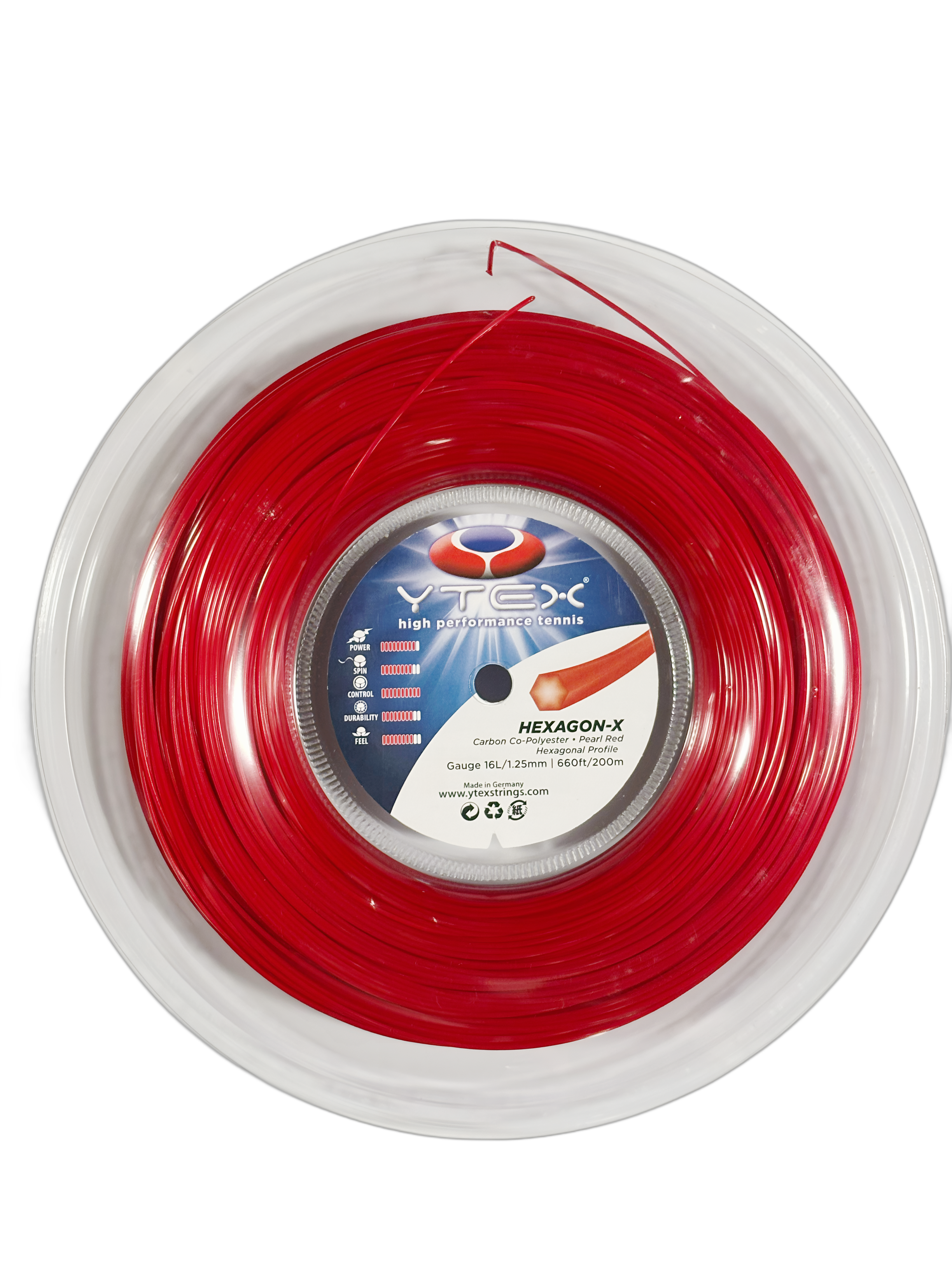 Hexagon-X Pearl Red Reel