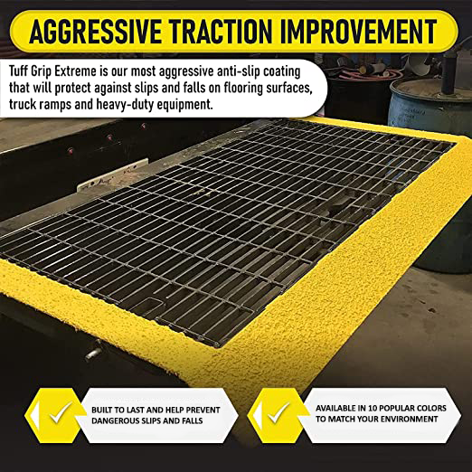 Tuff Grip or Tuff Grip Extreme - Aggressive Traction Non-Skid Floor Paint